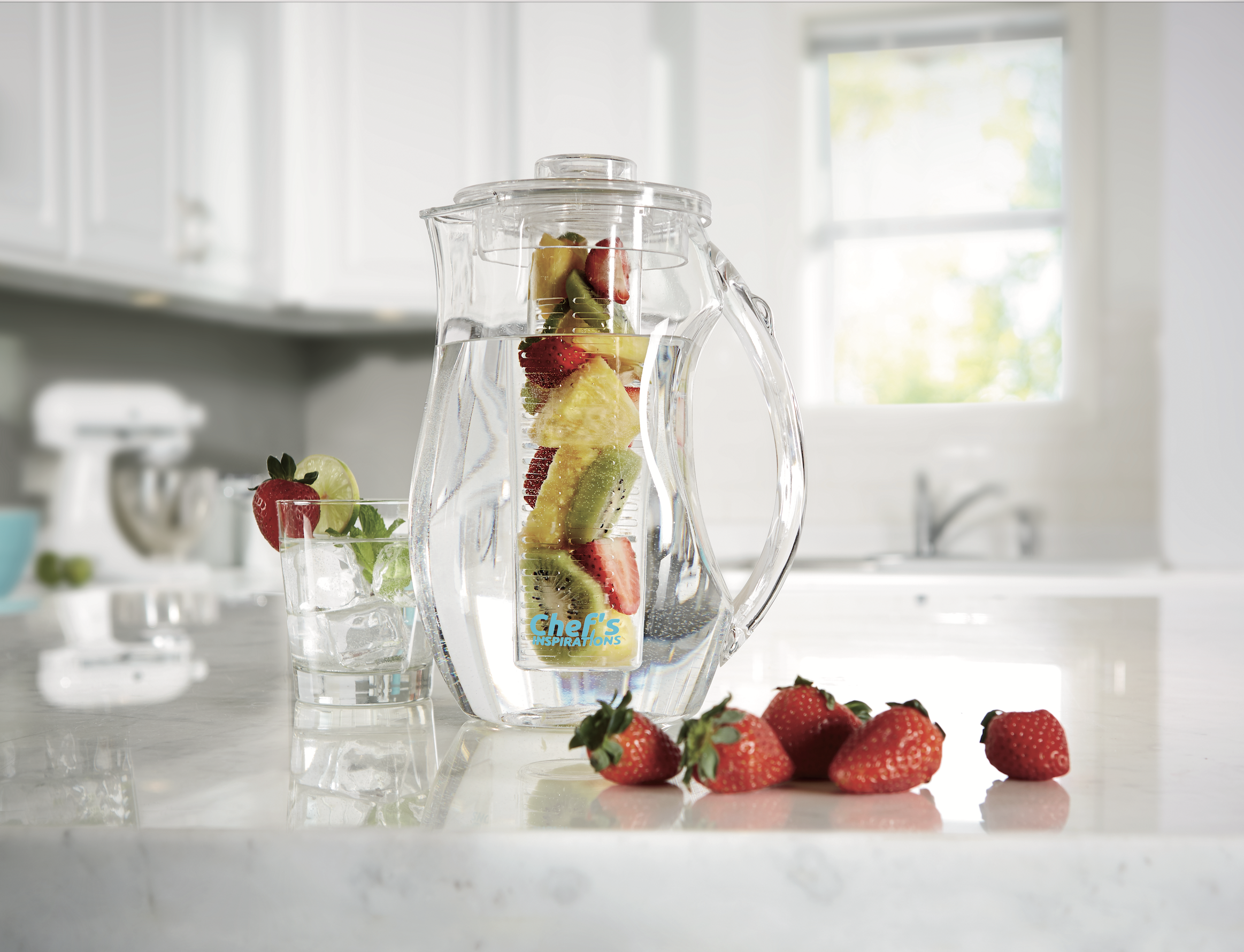 Water pitcher beauty shot